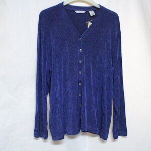 Preston & York Long Sleeve XL Button Down Women's Top - Read Description